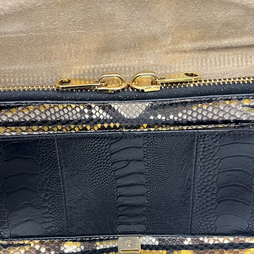 VBH Python Handpainted Clutch - Picture 9 of 13